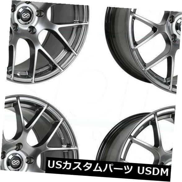 ホイール 4本セット 18x8 5エンケイライジン5x112 42ハイパーシルバーホイールリムセット 4 18x8 5 Enkei Raの通販はau Pay マーケット Usパーツ取り扱い専門 Usdm 商品ロットナンバー