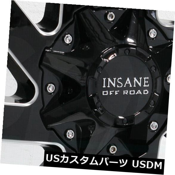 海外ブランド ホイール 4本セット 20x10 Insane IO-12 6x135 / 6x5.5 0グロスブラックミルドホイールリムセット(4) 2, ドライフルーツマルシェ 07ba80d8