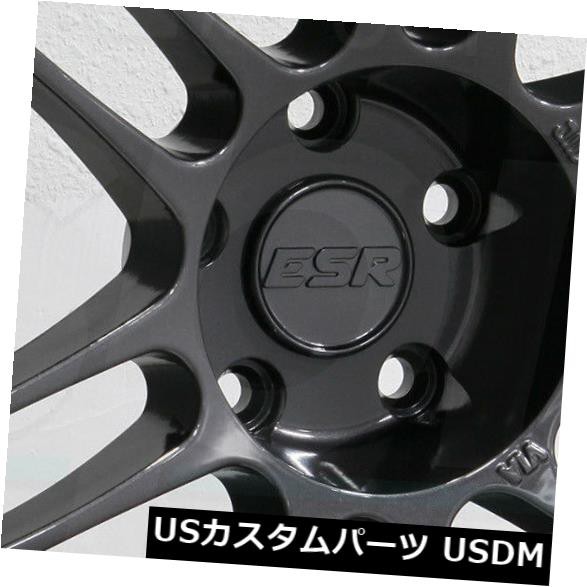 大幅値下 メール便ok 日本製 ホイール 4本セット 18x9 5 18x10 5 Esr Sr11 5x112 22 15ガンメタルホイールリムセット 4 18x 全品送料無料 Aguacatesechartea Com