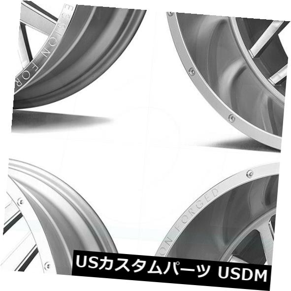 100%本物保証! ホイール 4本セット 24x12 AX AX1.1 6x135 / 6x5.5 -44シルバーブラシミルドホイールリムセット(4) 24x, ビューティーパーク 3eeeebfc