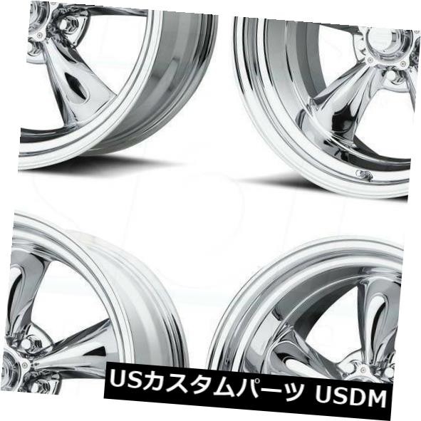 【国内発送】 ホイール 4本セット 20x8 / 20x10 VN615 Torq Thrust 1 Pc 5x5 / 5x127 0/6クロームホイール, フチュウチョウ 97b97350