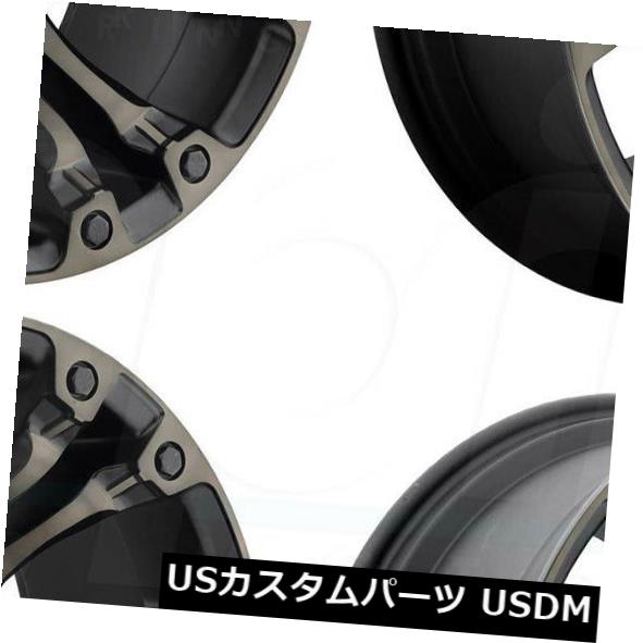 新しく着き ホイール 4本セット 20x9燃料蒸気D569 6x135 / 6x5.5 20ブラックマシニングホイールリムセット(4) 20x9 Fu, ホームセンターGooDay f71df4dc