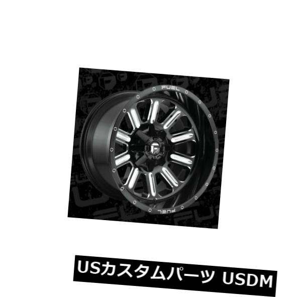 安価 ホイール 4本セット 20x12 ET-44 Fuel D620 Hardline 8x165.1 Black Milled Wheels(, 足立区 adc06585