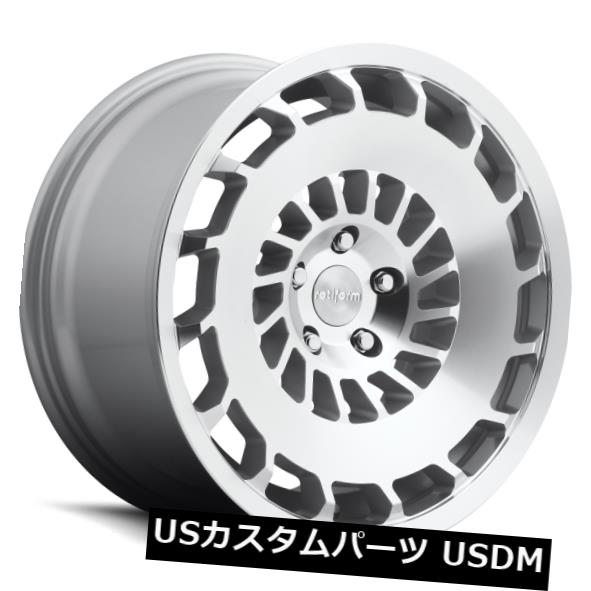 割引 ホイール 4本セット 19x8.5 ET45 Rotiform R135 Ccv 5x112 Silver & Machined, これありマーケット 4790ea15