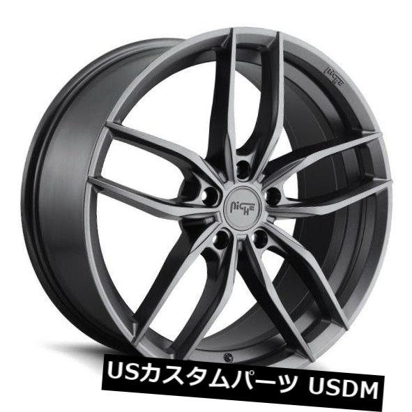 優先配送 ホイール 4本セット 20x9ニッチリムM204 Vosso 5x120 ET35無煙炭リム(4個セット) 20x9 Niche Rims, アート商会 2db769d2