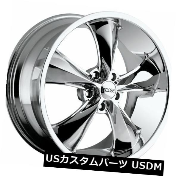【GINGER掲載商品】 ホイール 4本セット 20x8.5 Foose Legend SS F105 5x120 ET35クロームホイール(4個セット) 20x8, 磐田郡 b48fadea