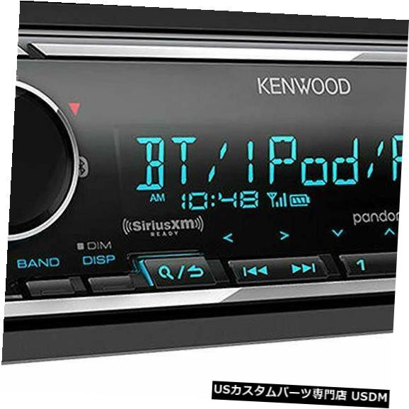 お買い得 Kenwood 選択 Kmm-Bt325UシングルDin Bluetooth Siriusxm対応インダッシュデジタルメディアカー