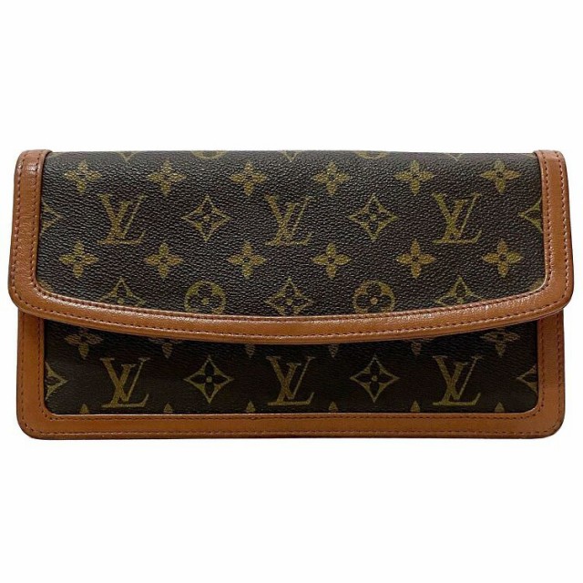 ルイ ヴィトン クラッチバッグ ポシェット ダム ＰＭ ブラウン モノグラム M51812 美品 中古 872 TH LOUIS VUITTON ヴィンテージ セカン