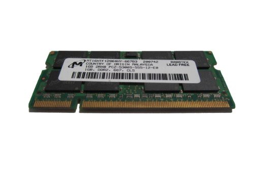 1GB DDR2 667MHZ ノートブックコンピュータメモリ - Micron MT16HTF12864HY-6678B3