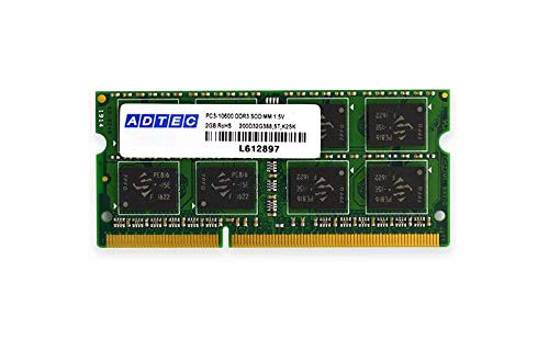 アドテック DDR3 1066/PC3-8500 SO-DIMM 4GB ADS8500N-2G