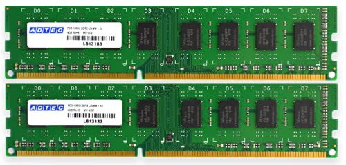 アドテック DDR3 1066/PC3-8500 Unbuffered DIMM 2GB×3枚組 ADS8500D-2G3