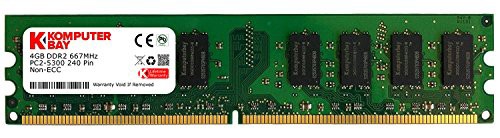 Komputerbay 4GBメモリ デスクトップパソコン用 増設メモリ DDR2 PC2-5300 667MHz 240pin DIMM