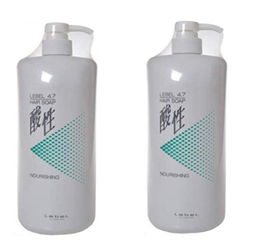 【X2個セット】 ルベル/LebeL 4.7酸性 ヘアソープ ナリシング 1200ml LebeL