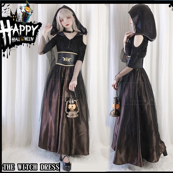 待望の再販 ハロウィン 衣装 女性用 ハロウィン 魔女 地獄幽霊 Ghost Of Hell ワンピース コスチューム 2点セット コスプレ 舞踏会 学園祭 コスプレ 即納 最大半額 Diquinsa Com Mx