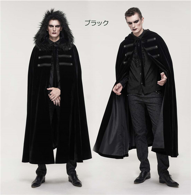 中世貴族風 マント 舞台 中世 貴族 衣装 メンズ コスプレ衣装 騎士 洋服 DARKNESS 魔法使い ケープ ブラック ワインレッド 演劇 ...