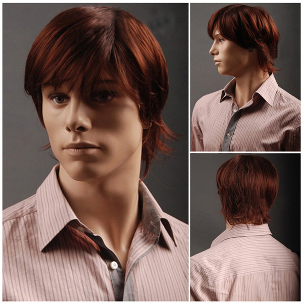 シニアファッション フルウィッグ ウィッグ ヨーロッパ 男性用かつら ブラウン コスプレウィッグ 中世の貴族 王族 宮廷 新劇演出 現代劇演出 耐熱 ウィッグ 新品本物 Fcrtt Org