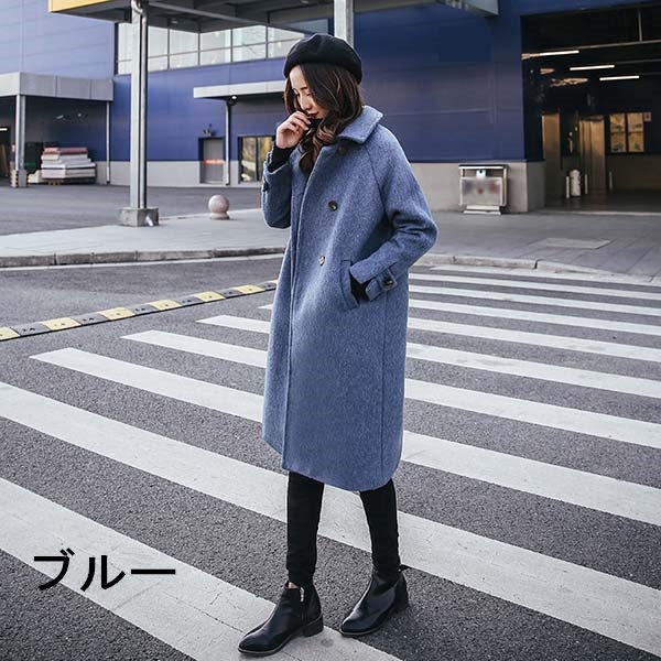 おしゃれ チェスターコート 秋コート おしゃれ 秋冬物 防寒 アウター 上の通販はau Pay マーケット Glory Park 商品ロットナン ピンク ブルー 秋 冬 韓国風 チェスター コート ロングコート 襟付き 長袖 カラー