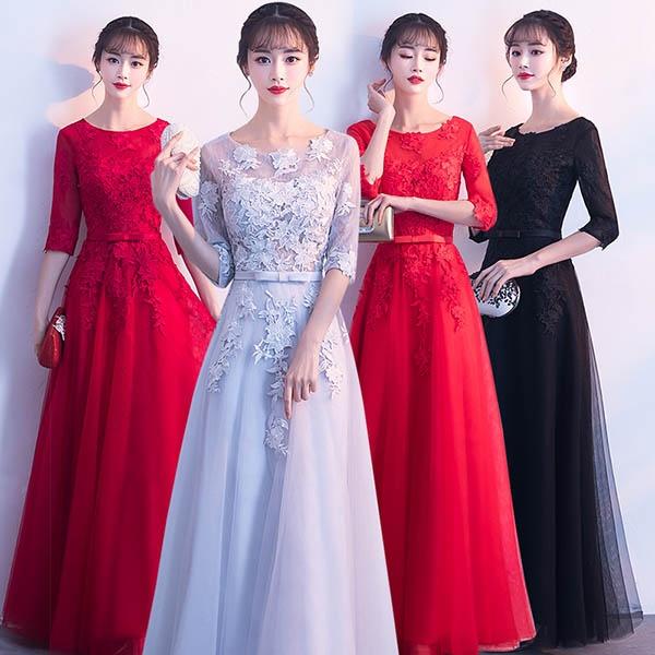 まとめ買い歓迎 ドレス ロングドレス ロング パーティードレス 結婚式 袖あり ラウンドネック プリンセスライン スレンダーライン 5分袖 レース ワンピー メール便全国送料無料 Asy Syifa Com まとめ買い歓迎 ドレス ロングドレス ロング パーティードレス 結婚式 袖あり ラウンドネック プリンセスライン スレンダーライン 5分袖 レース ワンピー メール便全国送料無料 Asy Syifa Com