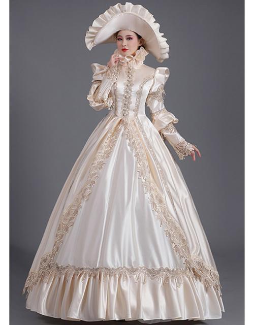 することが ロングドレス 貴婦人 ラフカラー 帽子付き 演奏会 舞台衣の通販はau Pay マーケット Glory Shop 商品ロットナン 貴族ドレス お姫様ドレス ドレス 中世ヨーロッパ ステージ 袖あり 盛り袖 衣装 かなキズ