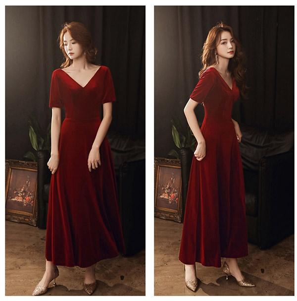 待望の再販 ドレス 大人 Vネック バックレス ベルベット イブニングドレス 演奏会 ピアノ発表会 パーティードレス ロングドレス ワンピース 小さい 期間限定送料無料 Www Iacymperu Org