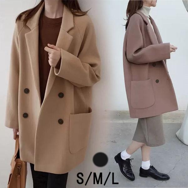 枚数限定 チェスターコート レディース コート 女性 秋冬 おしゃれ ファッション 無地 アウター 大人 上品 通勤 ゆったり 秋冬物 冬服 暖かい S M 本店は Carlavista Com
