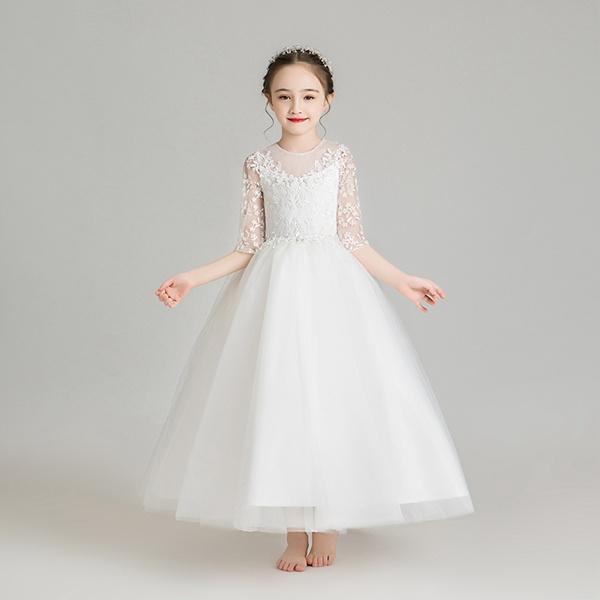 プレゼント対象商品 ピアノ発表会 ドレス 子供ドレス ワンピース お姫様 着やせ 上品 エレガント 女の子 結婚式 子供 フォーマル キッズドレス 春の最新作 送料無料 Duyanhcorp Com