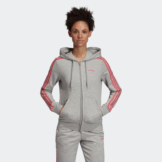 adidas 3 stripe hoodie
