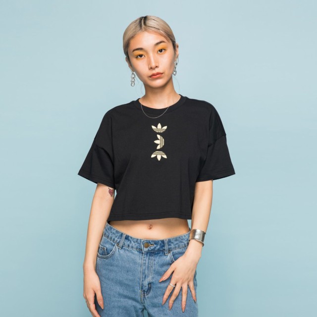 公式 アディダス Adidas セール価格 ラージロゴ 半袖tシャツ レディース オリジナルス ウェア トップス Tシャツの通販はau Wowma ワウマ Adidas Online Shop Au Wowma 店 商品ロットナンバー