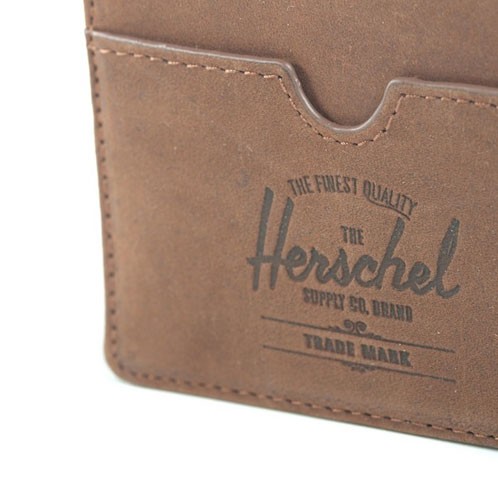 ハーシェル Herschel 10045-00037-OS Charlie Leather Brown Nubuck レザーカードホルダー ハーシェル Herschel 10045-00037-OS Charlie Leather Brown Nubuck レザーカードホルダー