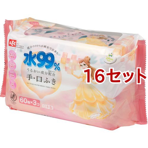 あす楽送料無料 Wa 水99 手 口ふき ディズニープリンセス ベル 60枚 あす楽送料無料 Wa 水99 手 口ふき ディズニープリンセス ベル 60枚