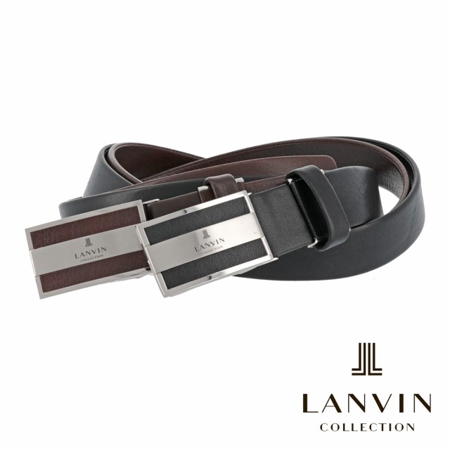 【レビュー投稿で+5％還元】ランバンコレクション ベルト 牛革 本革 レザー メンズ jlmb3160 | LANVIN COLLECTION ビジネス プレゼント