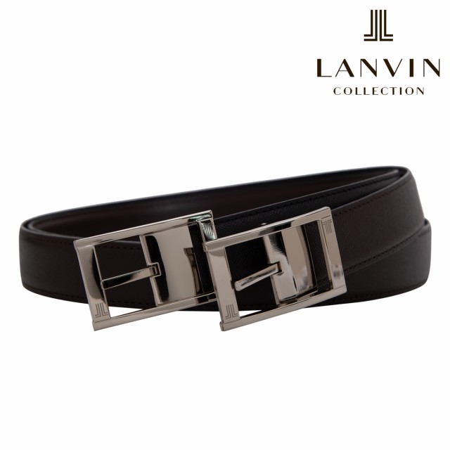 【レビュー投稿で+5％還元】ランバンコレクション ベルト JLMB9290 LANVIN COLLECTION メンズ 本革 日本製 リバーシブル