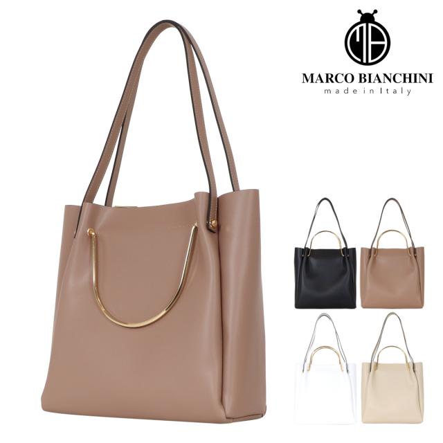 還元祭 レビューを書いてポイント 5 マルコビアンキーニ トートバッグ 本革 レディース イタリア製 Marco Bianchini イタリアンレザー 2 正規品 Mawaredenergy Com