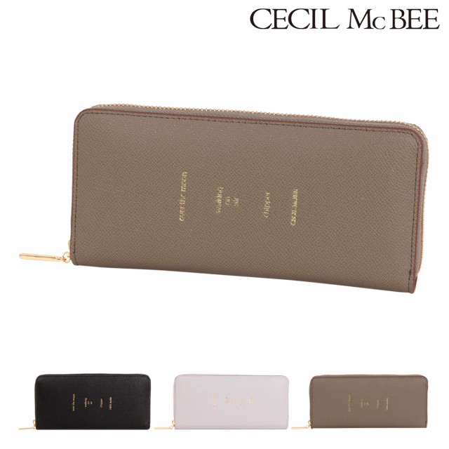 人気第1位 レビューを書いてポイント 5 セシルマクビー 長財布 レタード レディース Cecil Mcbee ロングウォレット 札入れ 内造り ス セール Parjal Fr