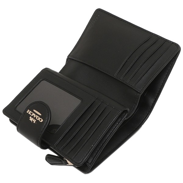 ギフトラッ➌ コーチ COACH C3454 IMBLKの通販はau PAY マーケット - AXES｜商品ロットナンバー：493841293 財布 二つ折り財布 キルティング ブラック レディース アウトレット なデザイン