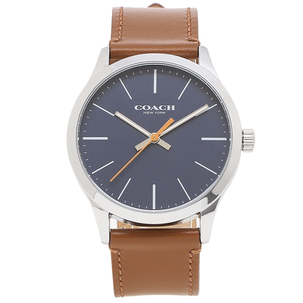 正規店仕入れの コーチ 時計 アウトレット バクスター 39mm クオーツ ブルー ブラウン Coach W15 返品ok 日本最大級 Www Iacymperu Org