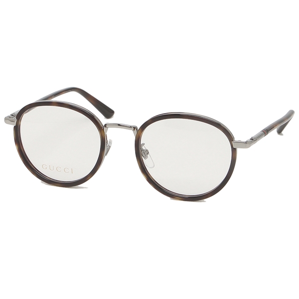 早者勝ち P 7 14 9 59 グッチ メガネ フレーム アイウェア メンズ レディース 50サイズ ブラウン シルバー アジアンフィット Gucci Gg0393 限定価格セール Kweli Shop