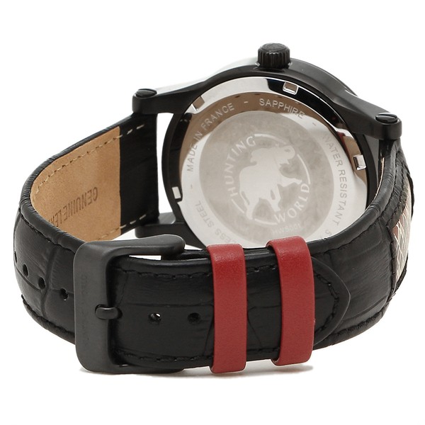 ハンティングワールド 腕時計 メンズ HUNTING WORLD HWS001BK ブラックの通販はau Wowma!（ワウマ） - ブランド