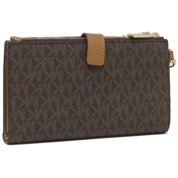 即納正規店 マイケルコース MICHAEL KORS 32T7GAFW4B 200の通販はau PAY マーケット - AXES|商品ロットナンバー:492234709 財布 長財布 リストレット ブラウン レディース お得格安