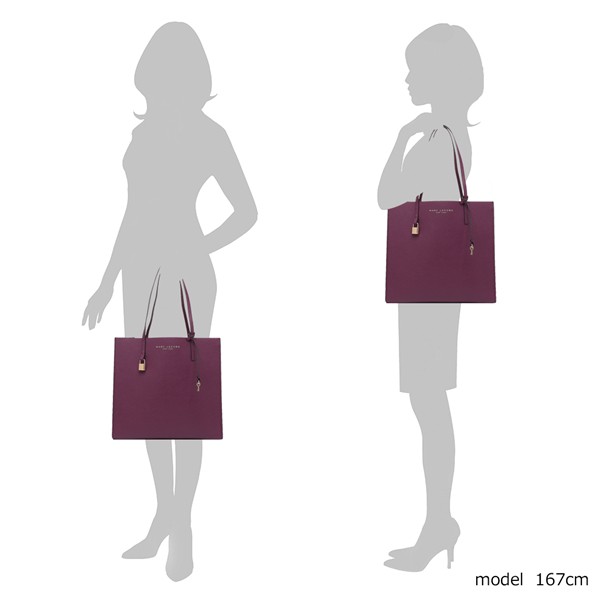 やかな マークジェイコブス MARC JACOBS M0015684 502 A4対応【返品の通販はau PAY マーケット - AXES(アクセス)au PAY マーケット店|商品ロットナン トートバッグ バッグ パープル レディース アウトレット ッグが