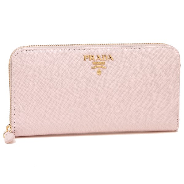 プラダ 長財布 サフィアーノ ピンク レディース PRADA 1ML506 QWA F0E18【返品OK】