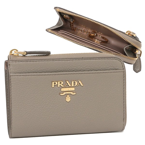 低価格で大人気の プラダ キーケース キーケース コインケース ダイノカラー グレー ベージュ レディース 1pp122 Prada 1pp122 ベージュ 2bg5 F01ov 返品ok コンペパートナー d763f7 Merrilyorsini Com