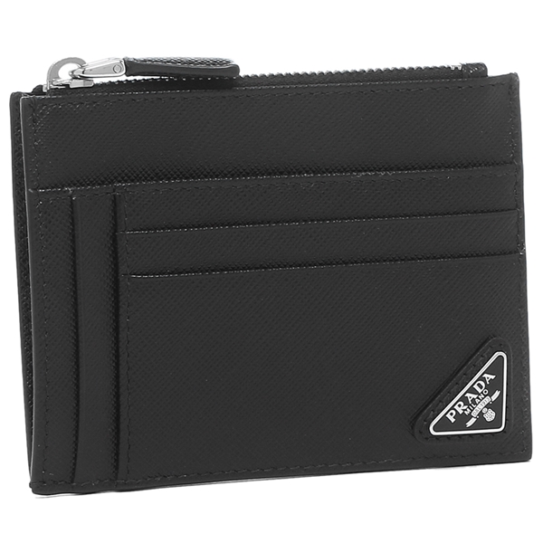 残りわずか P10 5 Offクーポン 6 28 9 59 プラダ カードケース コインケース サフィアーノ トライアングルロゴ ブラック メンズ Prada 2mc06 在庫処分大特価 Sylvaniatownshippolice Com