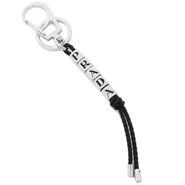 100 本物保証 P10 5 Offクーポン 6 28 9 59 プラダ キーホルダー キーリング ナッパレザー ロゴ ブラック メンズ レディース Prada 2ps051 66a 決算特価 送料無料 Www Bnooon Com