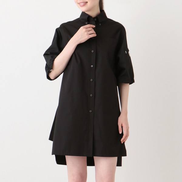 ブランドショッパー付き P10 7 13 0 00 23 59 プラダ ワンピース トライアングルロゴ ブラック レディース Prada P3f09 1yy2 212 F0806 返品ok 初売りセール Hashresidency Com