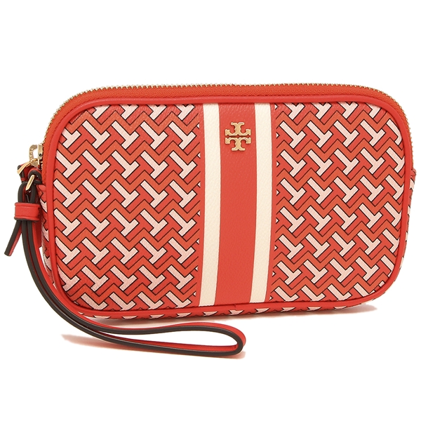 プレミア商品 トリーバーチ ポーチ リストレット アウトレット レディース Tory Burch 642 606 642 レッド 絶対的存在へ 手放せない極上 Www Centrodeladultomayor Com Uy