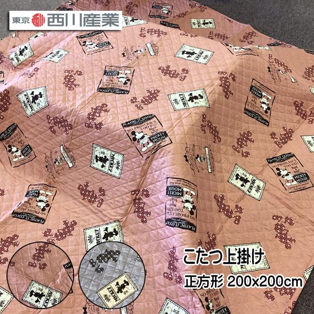 Kotobu上迪士尼米奇廣場0x0cm Wd4510東京內凱娃多手迪士尼米老鼠 こたつ上掛け ディズニー ミッキー 正方形 0x0cm Wd4510 東京西川 マルチカバー Disney Mickey Mouse 日本露天購物 Ruten Japan