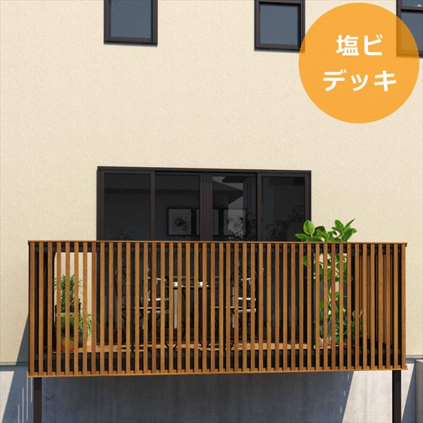 最安販売中 三協アルミ オルネ 庭置き式 フルクローズ たてスリット 関東間 1 5間 9尺 塩ビデッキ 後付バルコニー 超安い価格販売 Kingscages Com