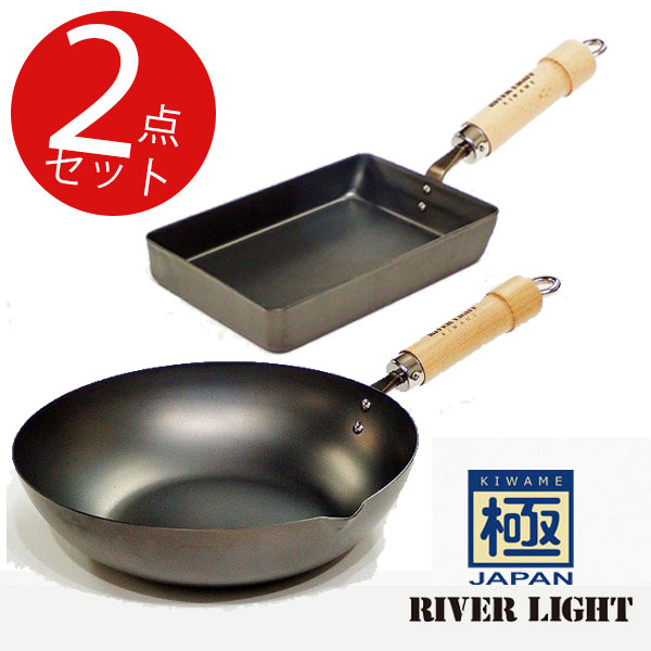 リバーライトキワメ ジャパン炒め鍋28cm J1428 たまご焼 小 J1613 2点セットの通販はau Pay マーケット きれいみつけた 商品ロットナンバー