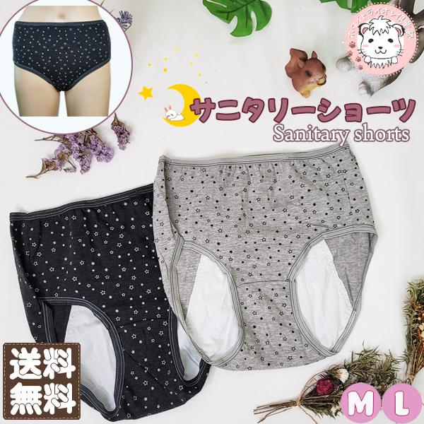 安い 買う なら サニタリーショーツ ナイト用 星柄 生理用ショーツ 夜用 4枚セット Ml 純正最激安 Ecoartisticproducts Com